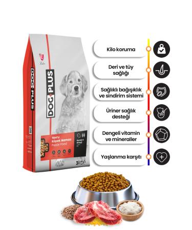 DogPlus Lamb Meat Rice Puppy Food 3 Kg X 2 Pieces - Buy Online on GoSupps.com