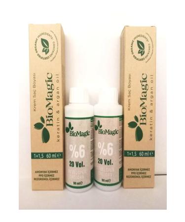 BioMagic Organic Ammonia-Free Hair Dye 77.07 Milky Coffee 2 Dye 2 Oxidant - Buy Online on GoSupps.com
