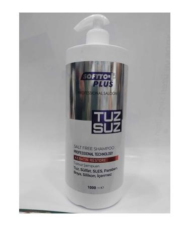 Softto Plus Keratin Care Before and After Salt Free Keratin Salt-Free Shampoo 1000 ml - Buy Online on GoSupps.com