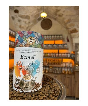 ECMEL THE COFFEE SHOP OF THE OLD CITY Cardamom Turkish Coffee 500 Gr