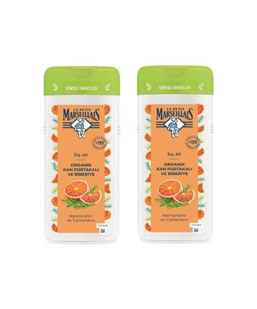 Le Petit Marseillais Bonheurs Organic Blood Orange & Rosemary Shower Gel 400ml Pack of 2