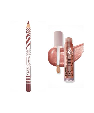 Pastel Show By Lip Pencil No:210 + Plump Up Extra Hydrating Plumping Gloss No:202