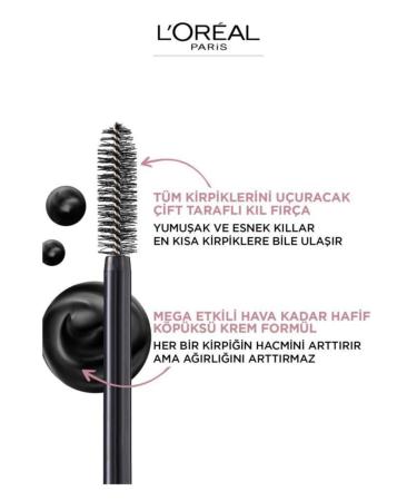 L'Oreal Paris Super Air Volume Mega Super Mascara._ - Buy Online on GoSupps.com