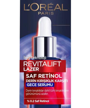 L'Oreal Paris Revitalift Laser - Pure Retinol Night Serum Anti-Aging & Anti-Wrinkle 30 Ml. - Buy Online on GoSupps.com