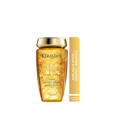 Kerastase Elixir Ultime Le Bain Argan Oil Shampoo for Shiny Hair 250 Ml - Buy Online on GoSupps.com