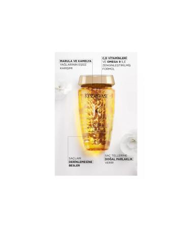 Kerastase Elixir Ultime Le Bain Argan Oil Shampoo for Shiny Hair 250 Ml - Buy Online on GoSupps.com