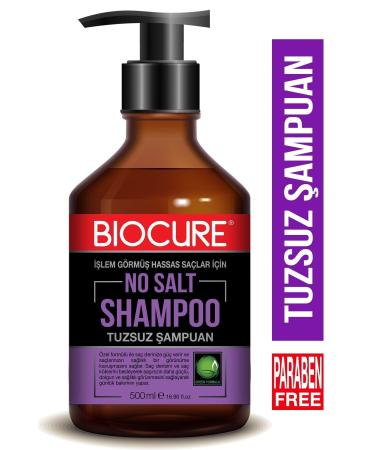 Biocure Salt-Free - Purifying Daily Hair Care Shampoo Shampoo / Paraben-Free 500ml - Buy Online on GoSupps.com