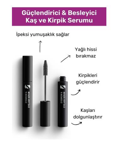 SHUVINA DERMATOLOGY CLINIC Eyebrow and Eyelash Serum Fast Acting Plumping Eyebrow and Eyelash Growth & Thickening Care Serum