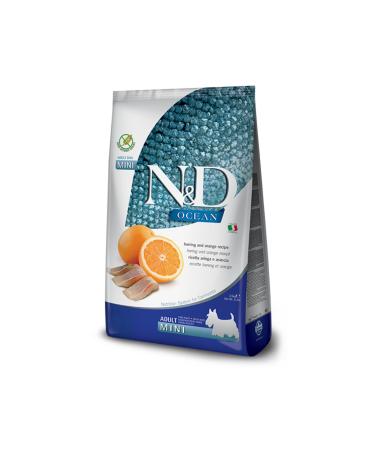 N & D Ocean Grain Free Herring Fish Orange Mini Adult Dog Food 2.5 Kg
