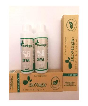 BioMagic Organic Ammonia-Free Hair Dye 77.07 Milky Coffee 2 Dye 2 Oxidant - Buy Online on GoSupps.com