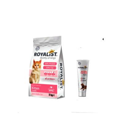 Royalist Kitten Food 2 Kg + Kitten Paste 100 Gr Set