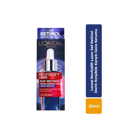 L'Oreal Paris Revitalift Laser Pure Retinol Deep Anti-Wrinkle Night Serum 30ml - Buy Online on GoSupps.com
