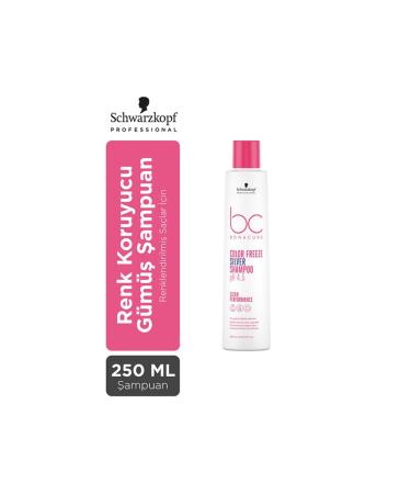 Schwarzkopf Bc Bonacure Color Freeze Ph 4.5 Silver Shampoo for Light Hair 250 Ml - Buy Online on GoSupps.com