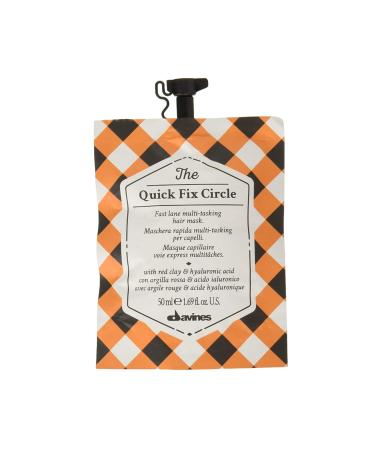 Davines The Quick Fix Circle Moisturizing And Detangler Vegan Hair Mask 50 Ml.