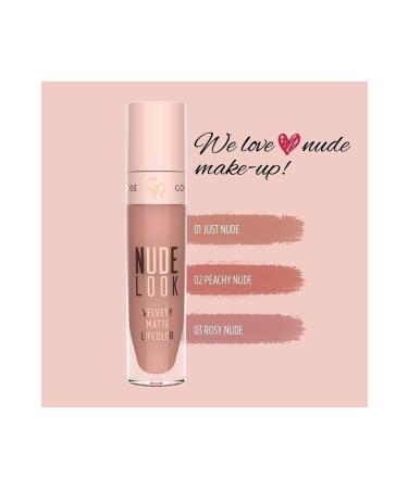 Golden Rose Liquid Nude Look Matte Lipstick No:01 - Buy Online on GoSupps.com
