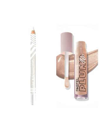 Pastel Show By Eye Pencil No:112 + Plump Up Extra Hydrating Plumping Gloss No:201