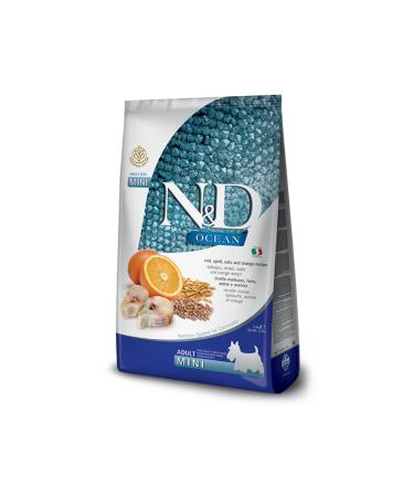 & D Ocean Low Grain Cod Fish Orange Mini Adult Dog Food 2.5 Kg