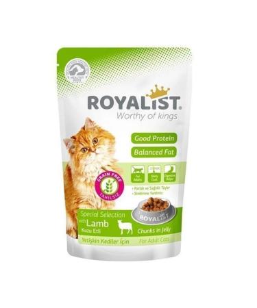 Royalist Lamb Adult Cat Pouch 85 Gr X 24