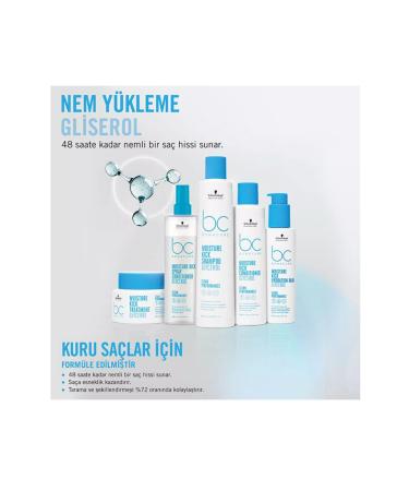 Schwarzkopf Bc Bonacure Moisture Kick Glycerol For Dry Hair Moisturizing Spray Conditioner 400 Ml - Buy Online on GoSupps.com