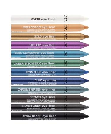 AVEMOR 12 Color Oil Eyeliner Set