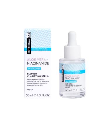 Botanicallab Aloe Vera and Niacinamide Serum for Acne Prone Skin 30 Ml