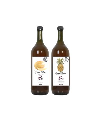 Suheylaana Natural Pineapple Vinegar 1500 Ml And Natural Melon Vinegar 1500 Ml