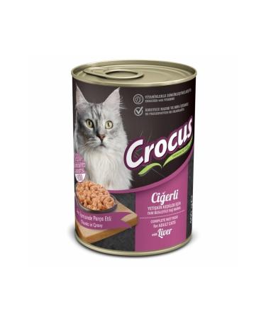 Crocus Yet. Cat Liver Wet Food 400g