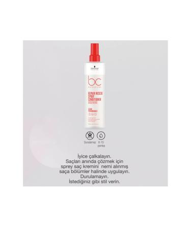 Schwarzkopf Bc Bonacure Emergency Rescue Repair Spray Conditioner for Damaged Hair 400 Ml - Buy Online on GoSupps.com