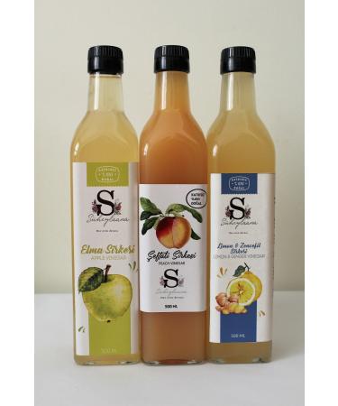 Suheylaana Natural Apple - Peach - Lemon & Ginger Vinegar 500 Ml