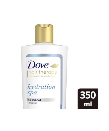 Dove Hair Therapy Hair Care Shampoo Hydration Spa 0% Sulfate 350 Ml