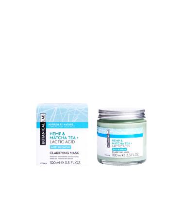Botanicallab Purifying Skin Care Mask with Hemp Matcha Tea and Lactic Acid 100 ml