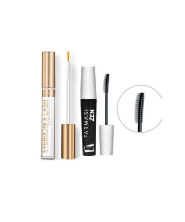 Farmasi Zen Mascara 8 Ml & Eyebrow Eyelash Serum 12 Ml