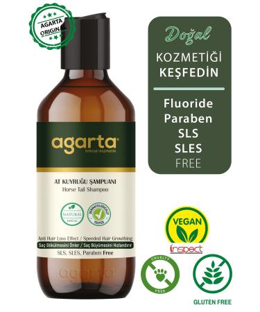 Agarta Horse Tail Natural Shampoo 400 Ml 3 Pieces - Buy Online on GoSupps.com