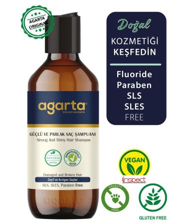Agarta Natural Shampoo For Strong And Shiny Hair 400 ml - Buy Online on GoSupps.com