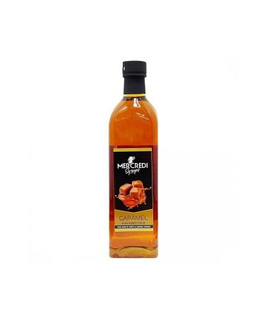 MERCREDI Caramel Caramel Coffee and Cocktail Syrup 750 ml