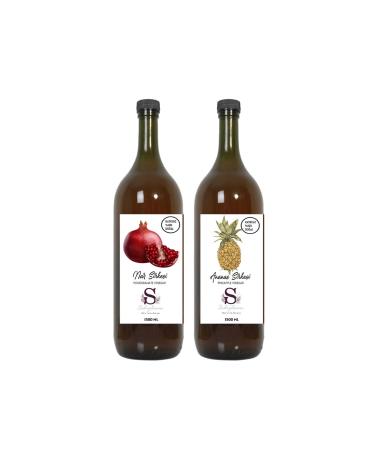 Suheylaana Natural Pineapple Vinegar 1500 Ml And Natural Pomegranate Vinegar 1500 Ml
