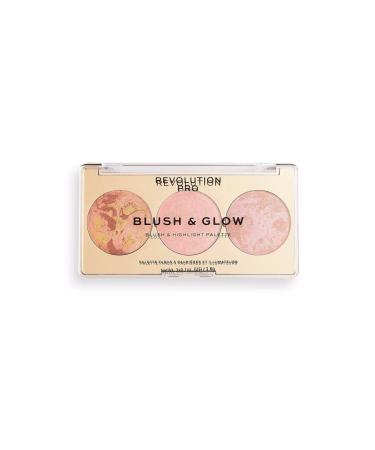 Revolution Pro Blush & Highlighter Palette Peach Glow