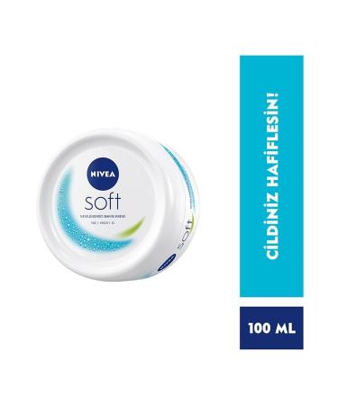 NIVEA Soft Moisturizing Care Cream 100 Ml - Buy Online on GoSupps.com
