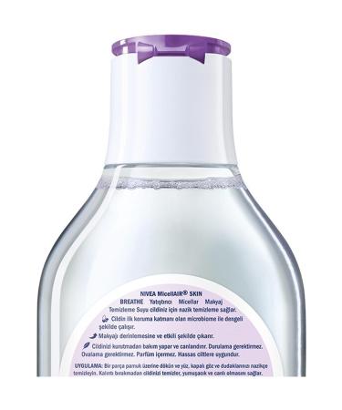NIVEA Brand: Micellar Make-Up Remover Water Sensitive Skin 400 Ml Category: Make-Up Remover - Buy Online on GoSupps.com
