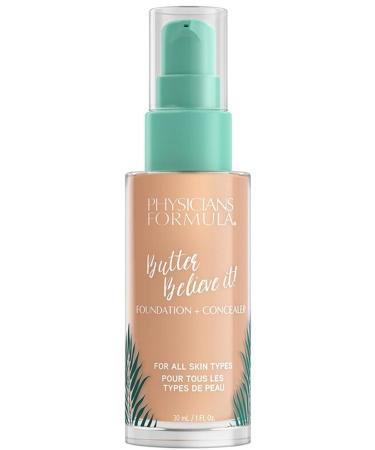Physicians Formula Butter Believe It! Foundation And Concealer Light To Medium- Fo