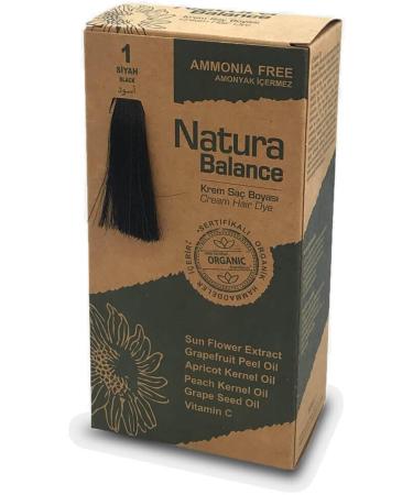 Brand: Natura Balance Kit Hair Dye Black 1 Category: Hair Dye