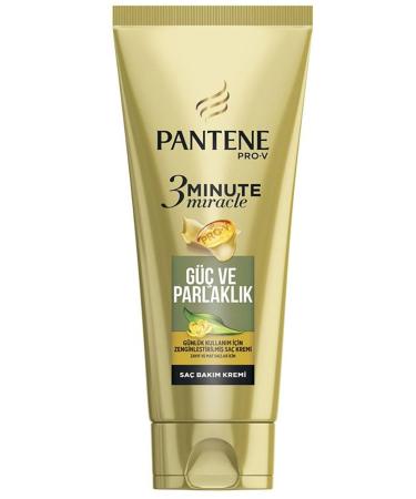 Pantene Hair Conditioner Natural Synthesis Power and Shine 3 Minute Miracle 200 Ml