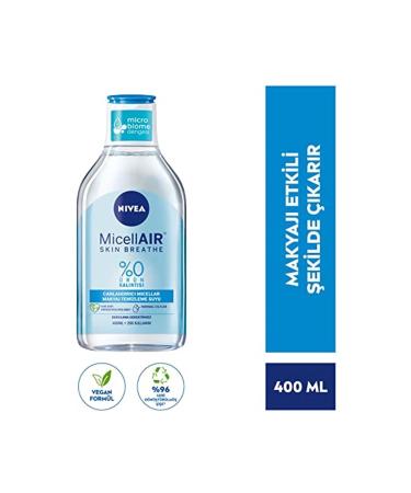 NIVEA Refreshing Micellar Make-Up Remover Water Normal Skin (400ml) Face Cleansing Effective Make-Up - Buy Online on GoSupps.com