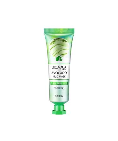 BIOAQUA Avocado Soothing Purifying Moisturizing Mud Clay Mask 50 gr - Buy Online on GoSupps.com