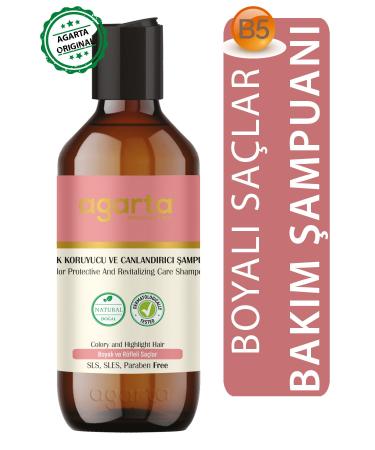 Agarta Color Protecting and Revitalizing Natural Shampoo 400 Ml