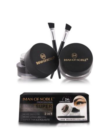 IMAN OF NOBLE Gel Eyeliner Brown & Black Shade 2 Pack - Buy Online on GoSupps.com