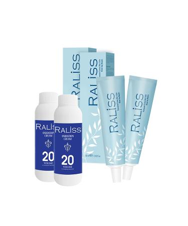 Raliss 2 Hair Dye 6.35 Dark Blonde -60 Ml + 2 Oxidation Cream (90 Ml)