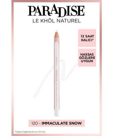L'Oreal Paris L'or al Paris Paradise Le Khol Eye Pencil 120 Immaculate Snow