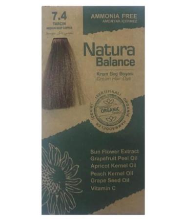 Natura Balance Kit Hair Dye Cinnamon 7.4