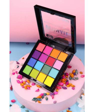 Makeuptime Unicorn Colorful 16-Color Eyeshadow Palette Makeup Time - Buy Online on GoSupps.com